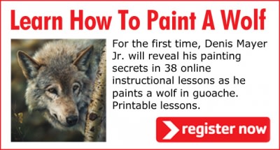 Learn How To Paint A Wolf